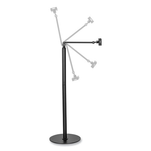 Image of Kantek Tablet and Phone Stand, Floor Stand, Black