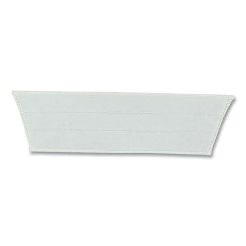 Image of Unger® Excella Finishing Pad, Microfiber, 20", White, 5/Pack