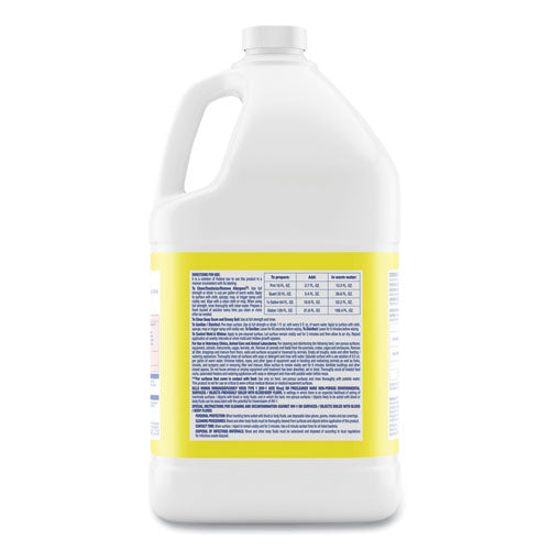 Image of Professional LYSOL® Brand Disinfectant Deodorizing Cleaner Concentrate, Lemon Scent, 128 oz Bottle