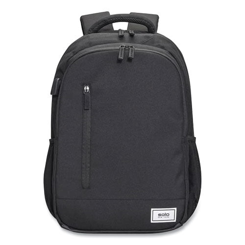 Image of Solo Re:Define Laptop Backpack, 15.6", 12.25 x 5.75 x 18.75, Black