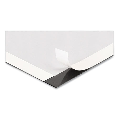 Image of deflecto® Self-Adhesive Sign Holders, 8.5 x 11 Insert, Clear with Red Border Frame, 2/Pack