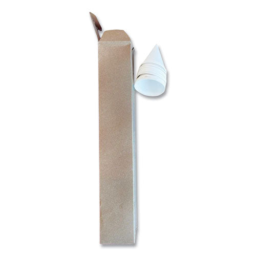 Image of Coffee Pro Paper Cone Cups, 4 oz, White, 5,000/Carton