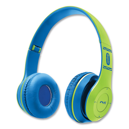 Image of Crayola® Boost Active Wireless Headphones, Green/Blue