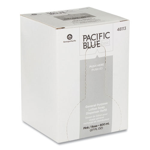 Image of Georgia Pacific® Professional Liquid General Purpose Soap Refill, 800 mL, 12/Carton