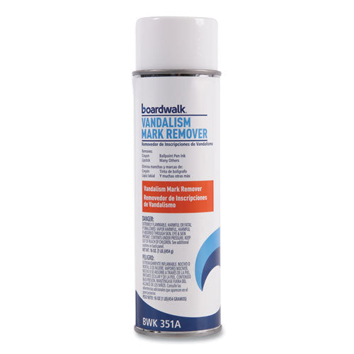 Image of Boardwalk® Vandalism Mark Remover, 15 oz Aerosol Spray, 12/Carton