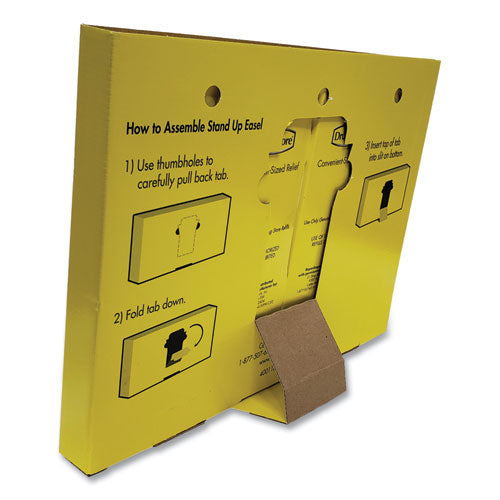 Image of Lil' Drugstore® Single-Dose Medicine Dispenser, 105-Pieces, Plastic Case, Yellow