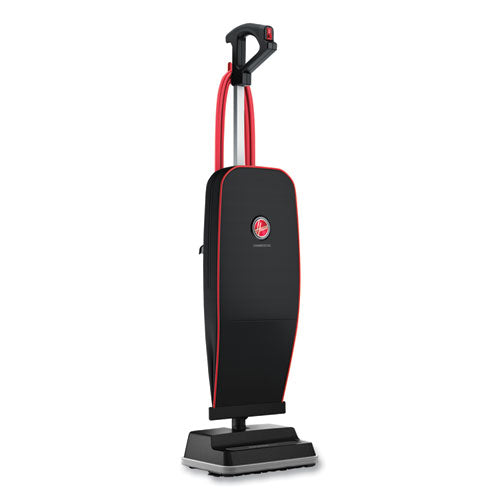 Image of Hoover® Commercial Task Vac Soft Bag Lightweight Upright, 12" Cleaning Path, Black