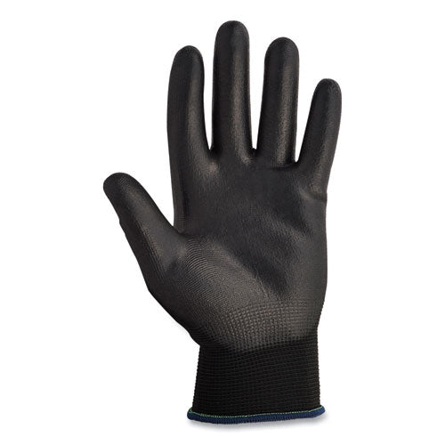 Image of KleenGuard G40 Polyurethane Coated Gloves, Medium, Black, 12 Pairs/Pack