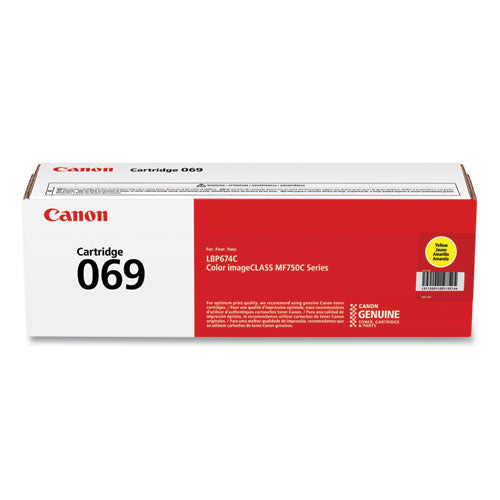 Image of Canon® 5091C001 (069) Toner, 1,900 Page-Yield, Yellow