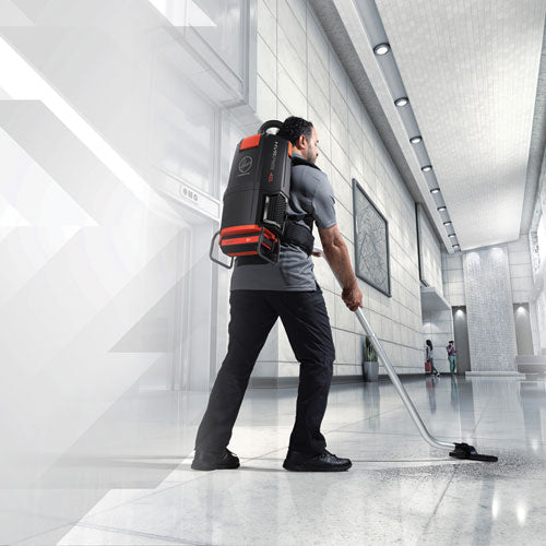 Image of Hoover® Commercial HVRPWR 40V Cordless Backpack Vacuum, 6 qt, Black