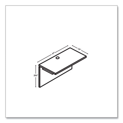 Image of HON® 10500 Series Bridge, 47" x 24" x 29.5", Pinnacle