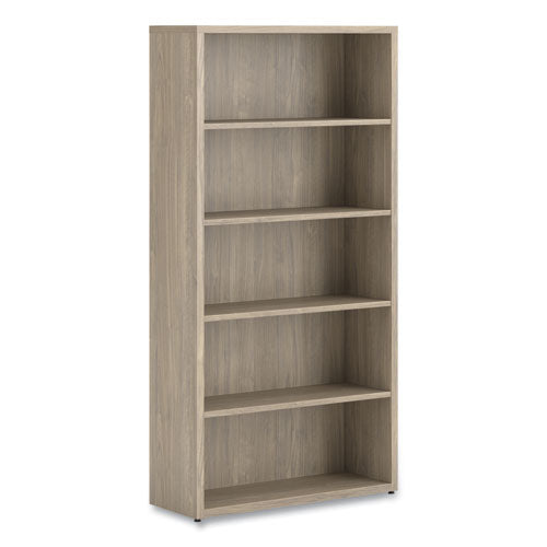 Image of HON® 10500 Series Laminate Bookcase, Five Shelves, 36" x 13" x 71", Kingswood Walnut
