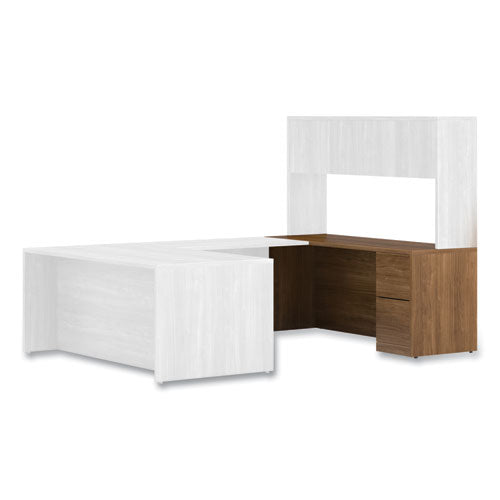Image of HON® 10500 Series Full-Height Right Pedestal Credenza, 72w x 24w x 29.5h, Pinnacle