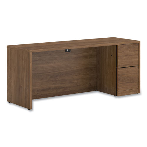 Image of HON® 10500 Series Full-Height Right Pedestal Credenza, 72w x 24w x 29.5h, Pinnacle