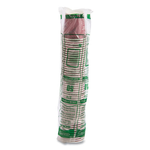 Image of SOLO® Single-Sided Poly Paper Hot Cups, 4 oz, Bistro Design, 50/Pack, 20 Packs/Carton