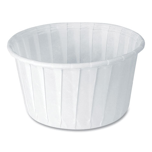 Image of SOLO® Paper Water Cups, 5 oz, Meridian Design, 100/Sleeve, 25 Sleeves/Carton