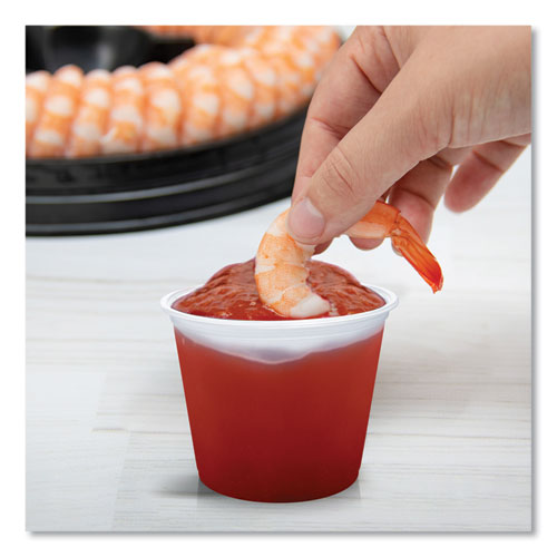 Image of Dart® Conex Complements Portion/Medicine Cups, 5.5 oz, Plastic, Translucent, 125/Bag, 20 Bags/Carton