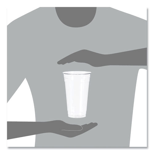 Image of Dart® Ultra Clear PET Cold Cups, 24 oz, Plastic, Clear, 50/Sleeve, 12 Sleeves/Carton