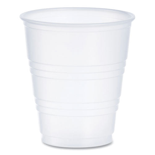 Image of Dart® High-Impact Polystyrene Cold Cups, 5 oz, Plastic, Translucent, 100/Pack