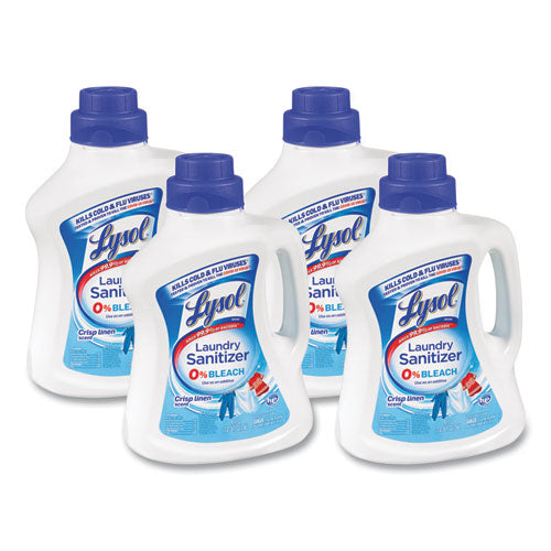 Image of LYSOL® Brand Laundry Sanitizer, Liquid, Crisp Linen, 90 Oz, 4/carton