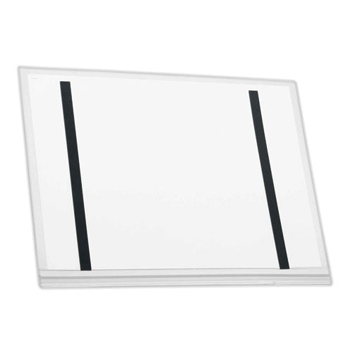 Image of Durable® Magnetic Water-Resistant Sign Holder, 11 x 17, Clear Frame, 5/Pack