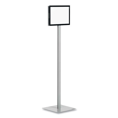 Image of Durable® Info Stand Basic Floor Stand, 51.57" Tall, Black Stand, 8.5 x 11 Face