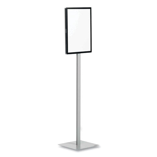 Image of Durable® Info Basic Floor Stand, 55.31" Tall, Black Stand, 11 x 17 Face