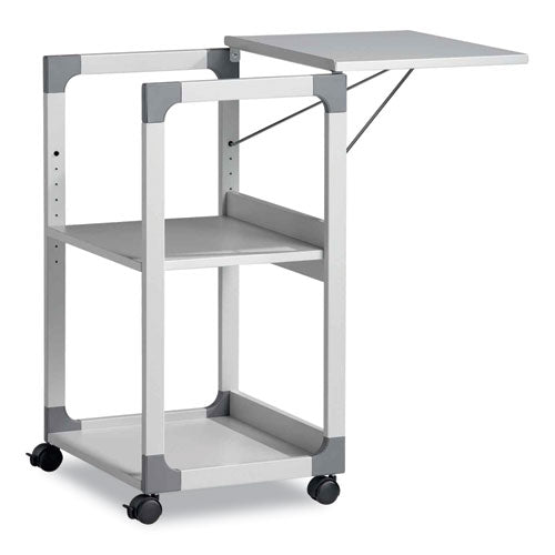 Image of Durable® 3-Tier Multimedia Trolley for Projectors, Metal, 3 Shelves, 20 x 17 x 34.75, Gray