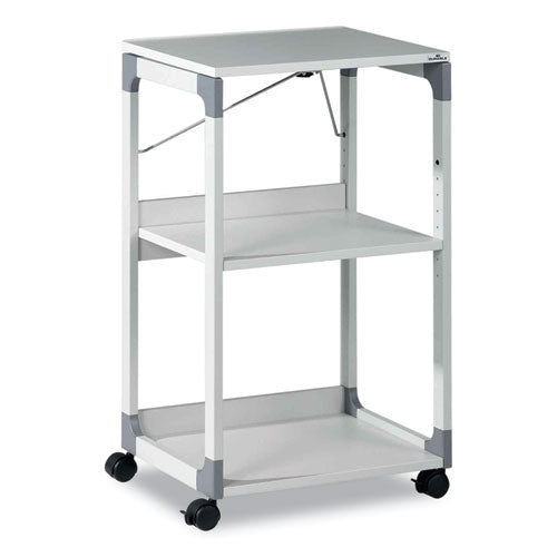 Image of Durable® 3-Tier Multimedia Trolley for Projectors, Metal, 3 Shelves, 20 x 17 x 34.75, Gray