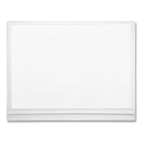 Image of Durable® Self-Adhesive Water-Resistant Sign Holder, 8.5 x 11, Clear Frame, 5/Pack