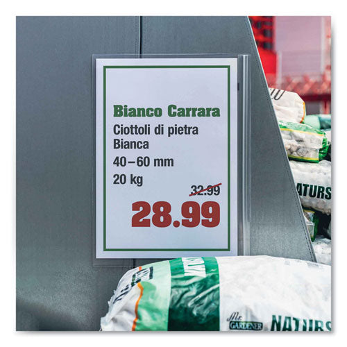 Image of Durable® Magnetic Water-Resistant Sign Holder, 11 x 17, Clear Frame, 5/Pack