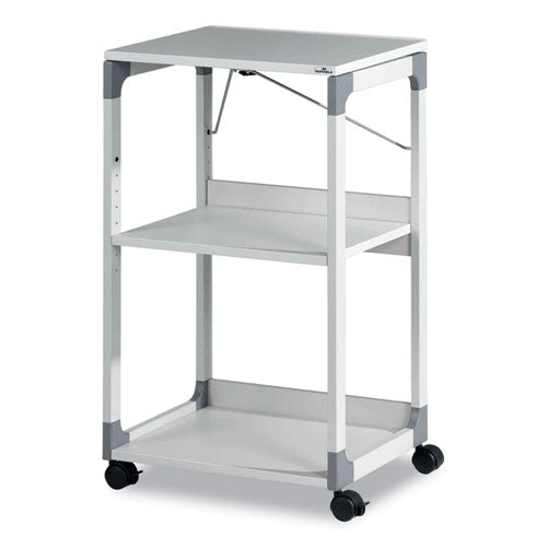 Image of Durable® 3-Tier Multimedia Trolley for Projectors, Metal, 3 Shelves, 20 x 17 x 34.75, Gray