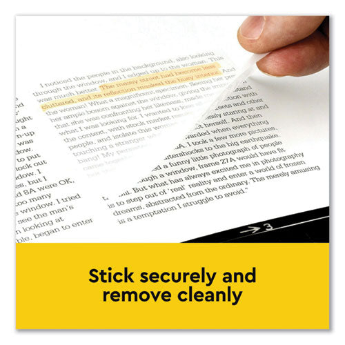 Image of Post-it® Transparent Notes, Unruled, 3" x 3", Transparent, 36 Sheets/Pad, 10 Pads/Pack
