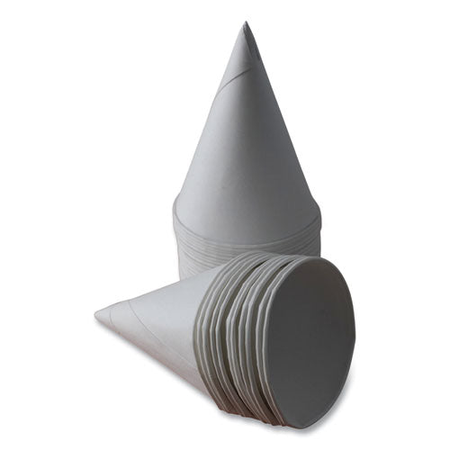 Image of Eco Touch Cone Cups, 4.5 oz, Sugarcane, White, 5,000/Carton