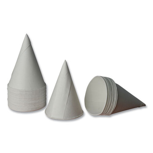 Image of Eco Touch Cone Cups, 4.5 oz, Sugarcane, White, 5,000/Carton