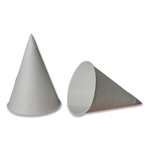 Image of Eco Touch Cone Cups, 4.5 oz, Sugarcane, White, 5,000/Carton