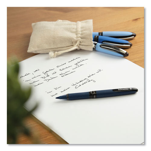 Image of Schneider® One Business Rollerball Pen, Stick, Fine 0.6 mm, Assorted Ink and Barrel Colors, 4/Pack