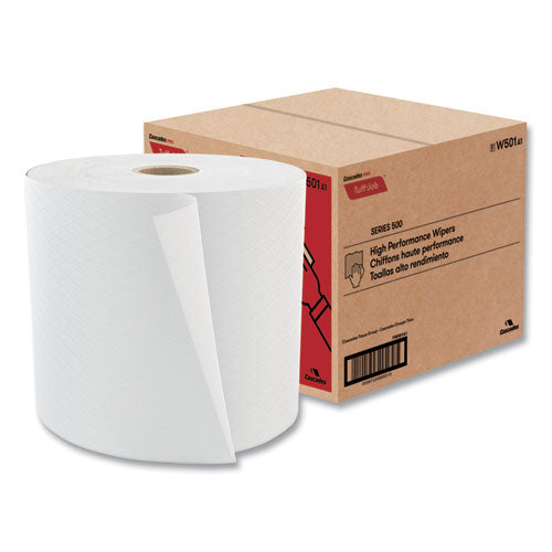 Image of Cascades PRO Tuff-Job S500 High Performance Wipers, 10 X 13, White, 1,100/roll