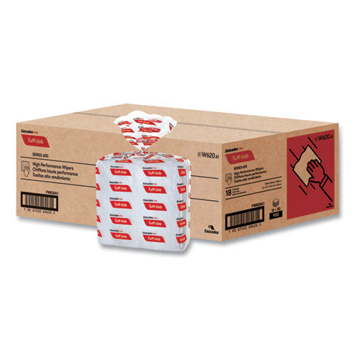 Image of Cascades PRO Tuff-Job S600 High Performance Wipers, 12 X 13, 50/bag, 18 Bags/carton