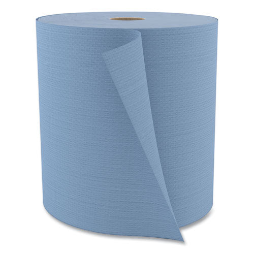 Image of Cascades PRO Tuff-Job Spunlace Towels, Jumbo Roll, 12 x 13, Blue, 475/Roll