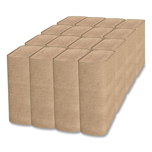 Image of Cascades PRO Select Folded Towels, Multifold, 1-Ply, 9 x 9.45, Natural, 250/Pack, 16 Packs/Carton