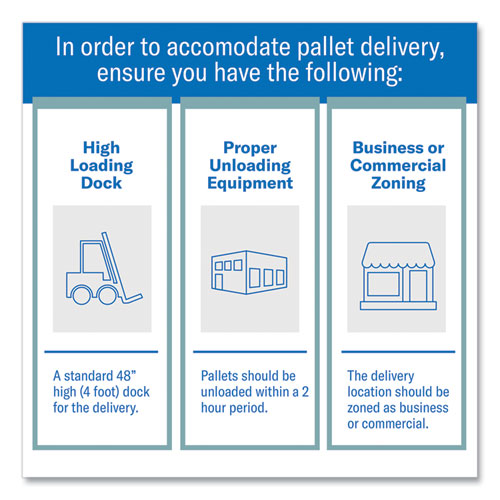 Image of Hammermill® Fore Multipurpose Print Paper, 96 Bright, 24 lb, 8.5 x 11, White, 500 Sheets/Ream, 10 Reams/Carton, 32 Cartons/Pallet