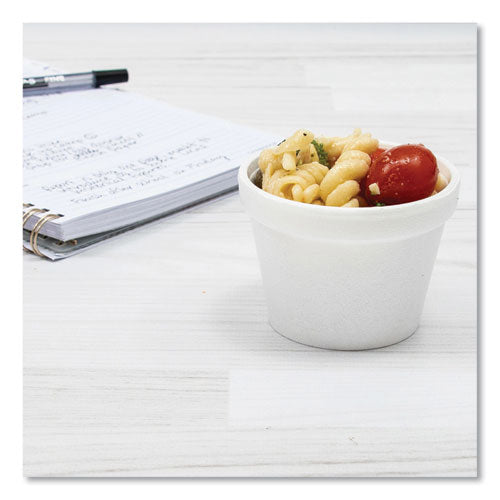 Image of Dart® Bowl Containers, 4 oz, White, Foam, 1,000/Carton