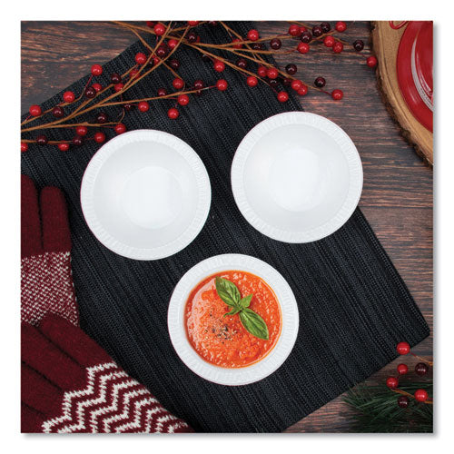 Image of Dart® Non-Laminated Foam Dinnerware, Bowl, 5 oz, White, 125/Pack, 8 Packs/Carton