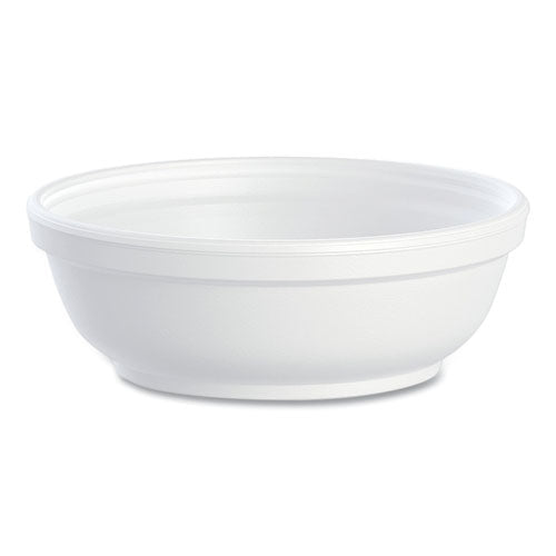 Image of Dart® Insulated Foam Bowls, 6 Oz, White, 50/pack, 20 Packs/carton