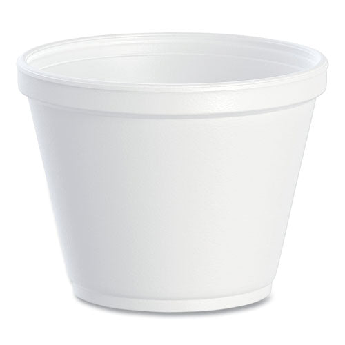 Image of Dart® Food Containers, 12 oz, White, Foam, 25/Bag, 20 Bags/Carton