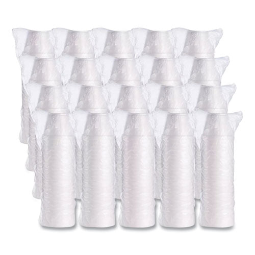 Image of Dart® Food Containers, 12 oz, White, Foam, 25/Bag, 20 Bags/Carton