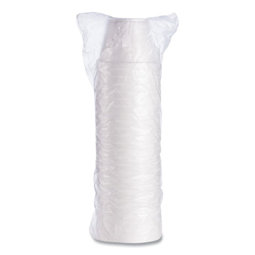 Image of Dart® Food Containers, 12 oz, White, Foam, 25/Bag, 20 Bags/Carton
