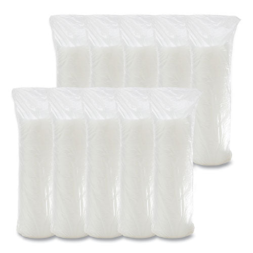 Image of Dart® Lift n' Lock Plastic Hot Cup Lids With Straw Slot, Fits 12 oz to 24 oz Hot Cups, Plastic, Translucent, 100/Pack, 10 Packs/CT