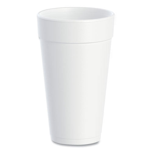 Image of Dart® Foam Drink Cups, 20 Oz, White, 500/carton